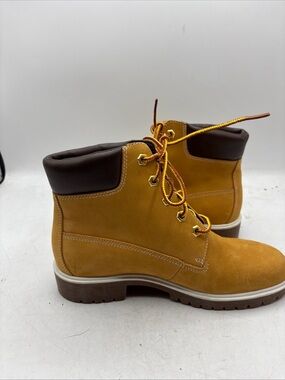 Timberland Brown Leather Work Boot with Black Insole